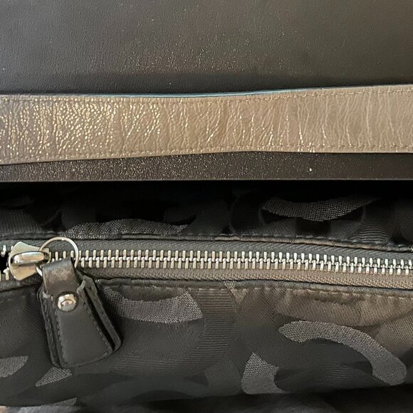 COACH E1182-18295 EUC Signature Kristen Silver/Gray Shoulder Bag Has 2 Tags - Picture 14 of 17